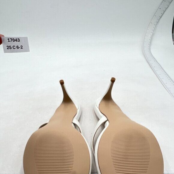 Pazzion Womens Fashion Flip Flops Open Toe Low Heels Thong Sandals White - Picture 7 of 7